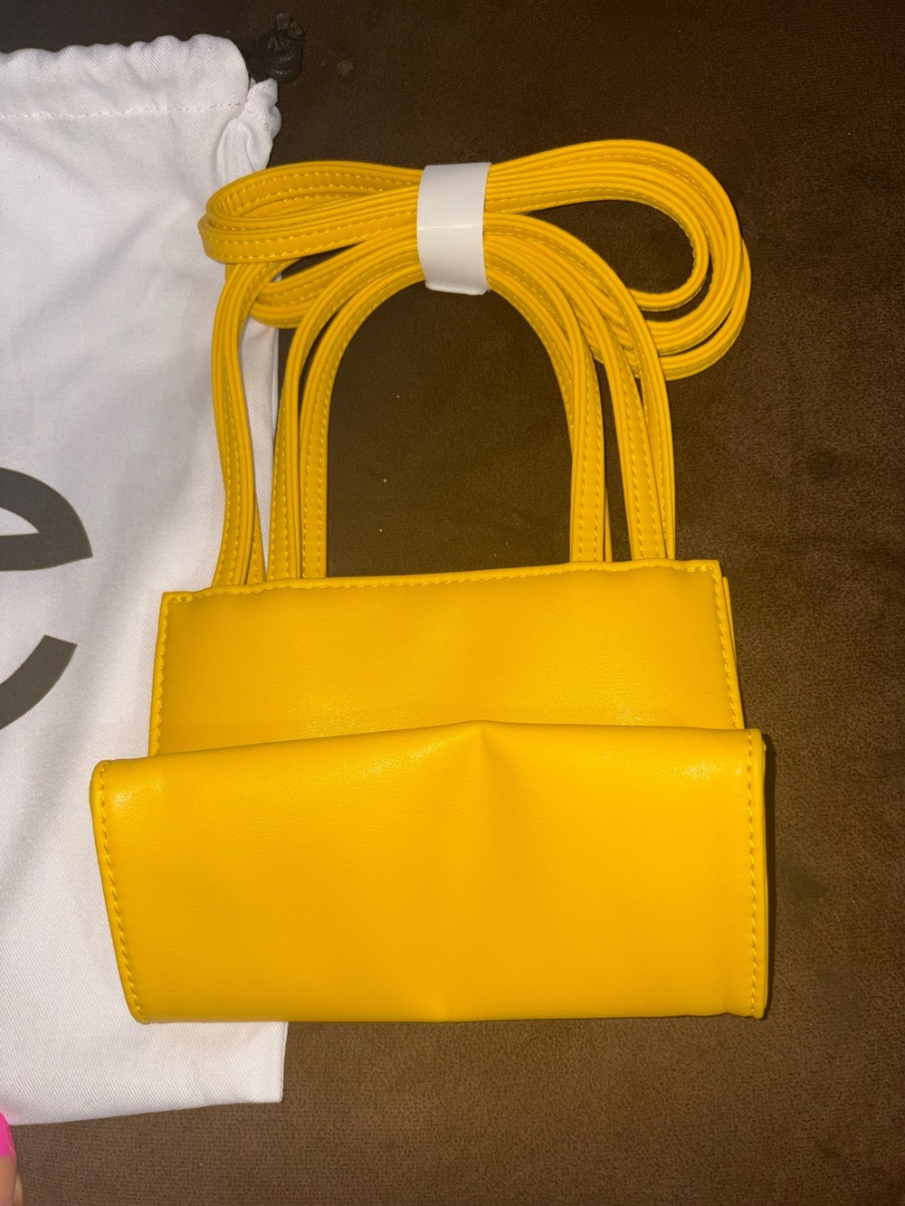 Telfar Small Yellow Shopping Bag- Brand New - Picture 5 of 8